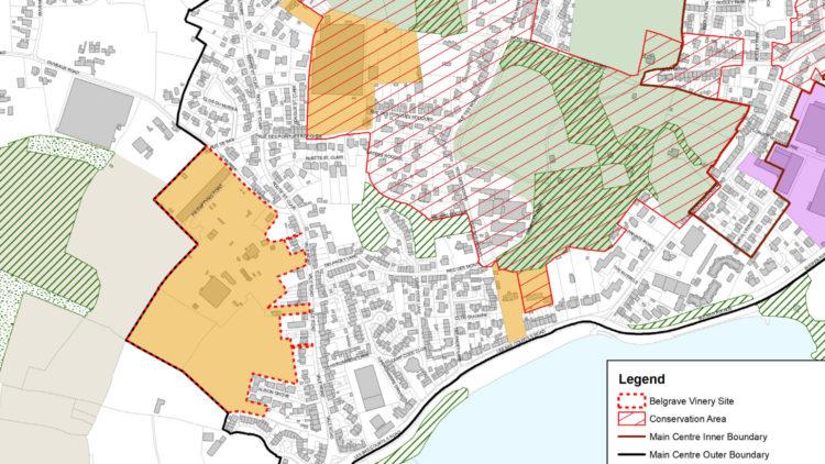 Belgrave Vinery site development plan