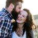 Couple man woman smiling