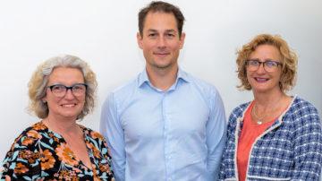 Guernsey Community Savings - LtoR Jane Kerins, Stephen Ozanne, Linda Rolf 2021-06