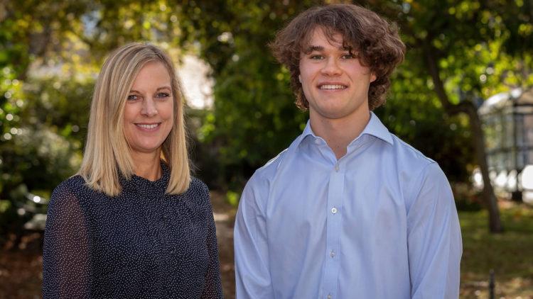 Sharon Coburn and Zach Ellis