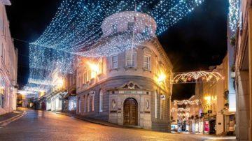 St Peter Port Christmas lights