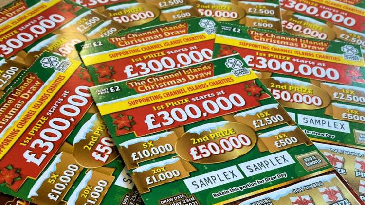 Channel Islands Christmas lottery tickets 2021