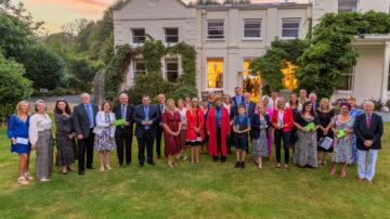 Saffrey Rotary Walk 2020-2021 presentation evening group