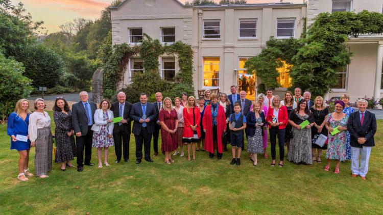 Saffrey Rotary Walk 2020-2021 presentation evening group
