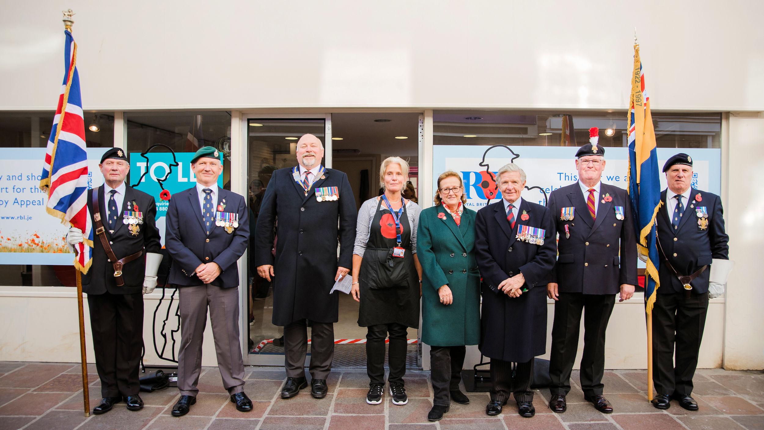 Jersey Royal British Legion Poppy shop 2021