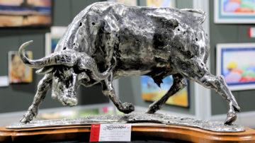 African Cape Buffalo, festival of the Creative Arts 2020 exhibition