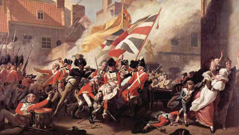 Battle of Jersey - John Singleton Copley
