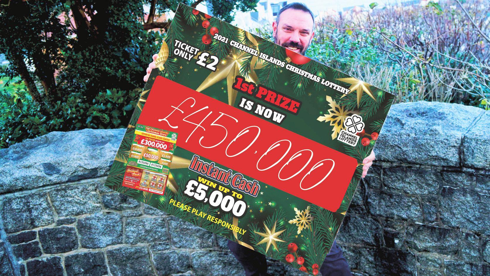 Channel Islands Lottery Christmas Draw first prize now reaches £450,000