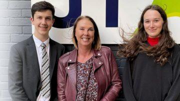 Eden Powell, Nicola Reeves and Annabel Mair