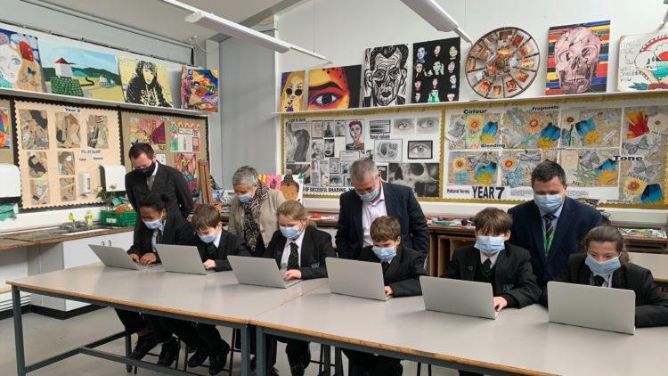 ITS and Deloitte laptops for Jersey students