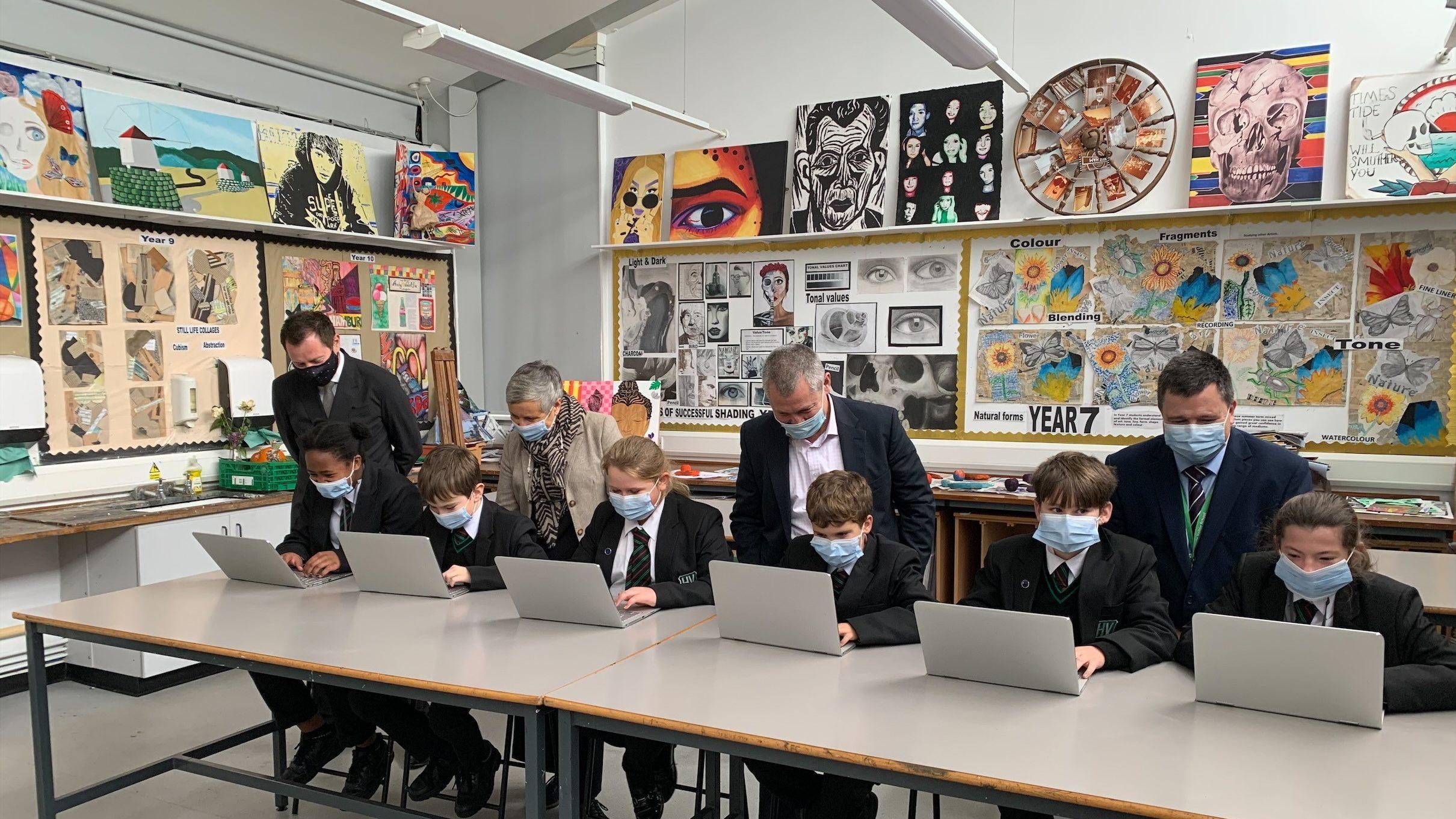 Laptops delivered to Jersey students for home learning Channel Eye