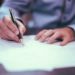 Signing contract