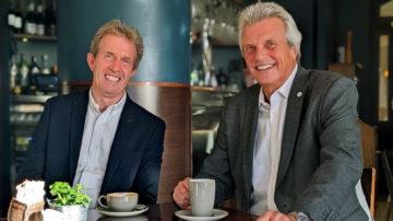 David Warr and Seymour Hotel’s Managing Director, David Seymour