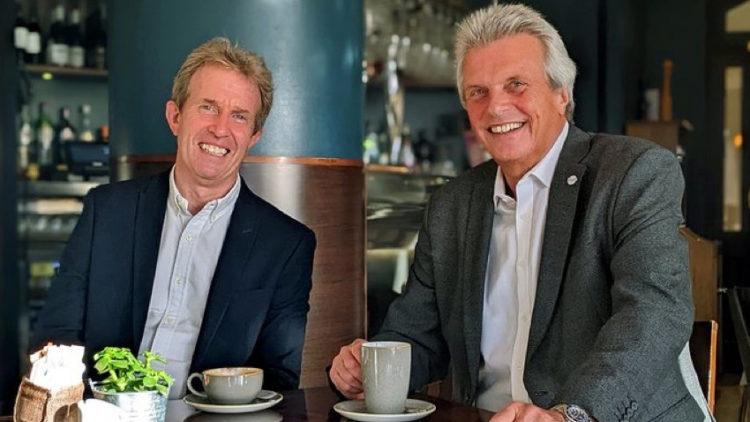 David Warr and Seymour Hotel’s Managing Director, David Seymour