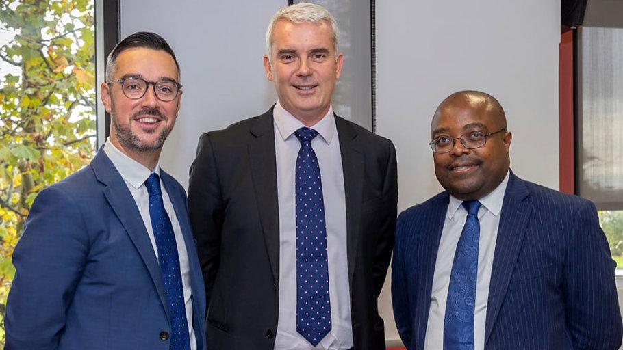 PWC Guernsey directors Nick Vermeulen (centre), John Clancy (left) and Erick Dengura