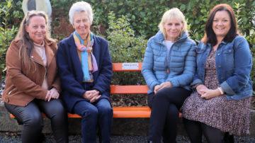 Aileen, Sarah, Collette and Annette Wales - Talking bench