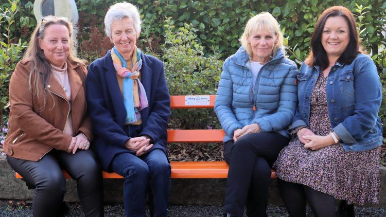 Aileen, Sarah, Collette and Annette Wales - Talking bench