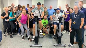 Brooks Macdonald International employees cycling fundraiser 2021