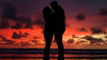 Couple on beach