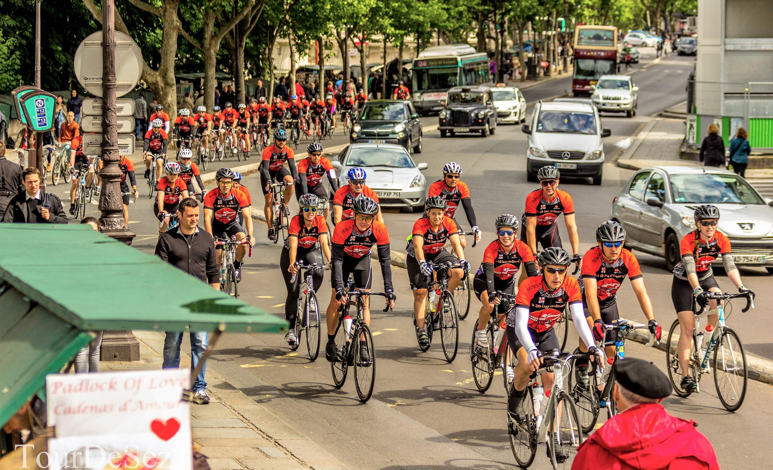 Fundraising cycle trip to Paris