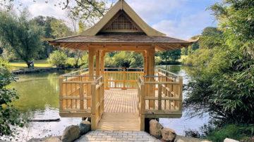 Japanese fishing pavilion