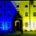 Alderney Island Hall Ukraine flag colours 2020-03