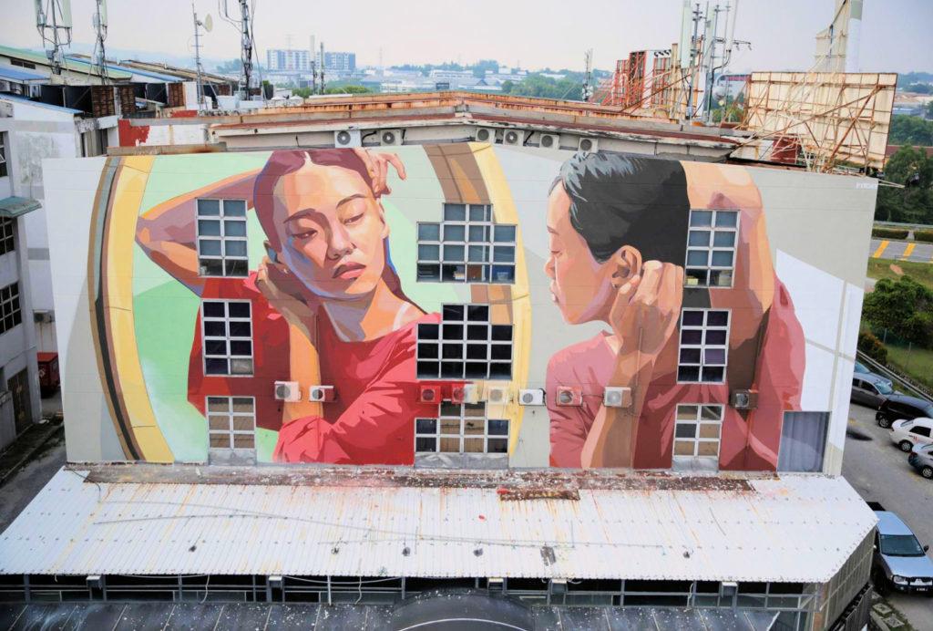 Norman's façade destined for ArtHouse Jersey mural Channel Eye