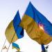 Ukraine flags
