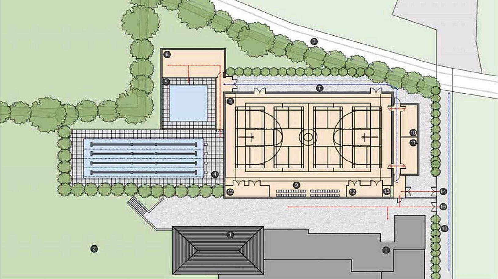 Pool Construction Proposal Community Pool Plans Pool Construction Section Detail Plan In CAD