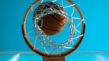 Basketball net hoop ball