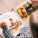 Child reading book