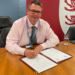 Nick Falle signing MOU