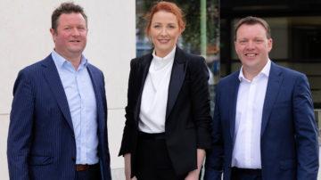 Phil Dempsey, Emma Keane and Adrian Bailie