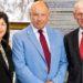 Professor Maggie Rae, Sir Derek Myers, Sir Richard Gozney