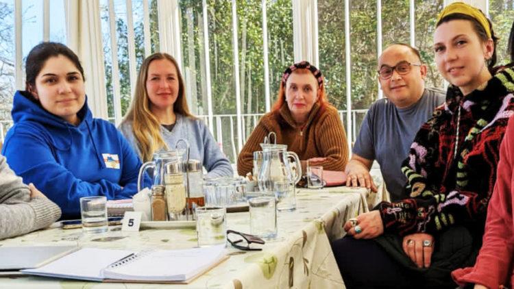 Ukrainian refugees support group