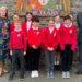 Vale primary school - Head and Deputy Head with students