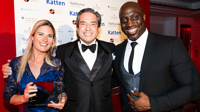 Victoria Blackburn at Magic Circle Awards 2022