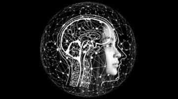 Brain thinking artificial intelligence AI