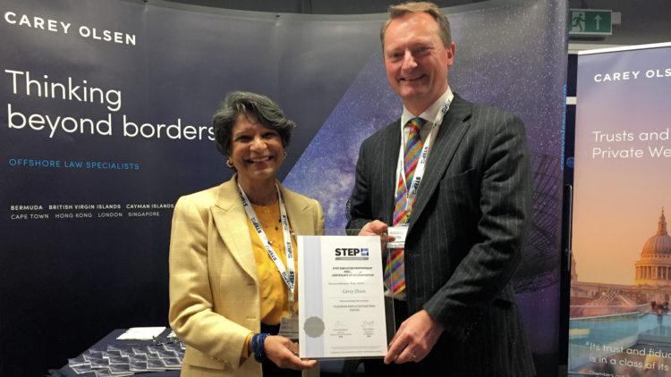 Carey Olsen STEP certificate presentation 2022