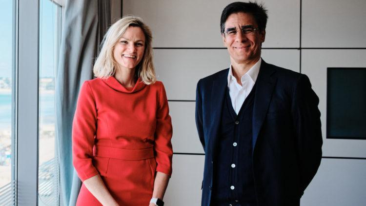 Emma Bunnell and Nuno Matos
