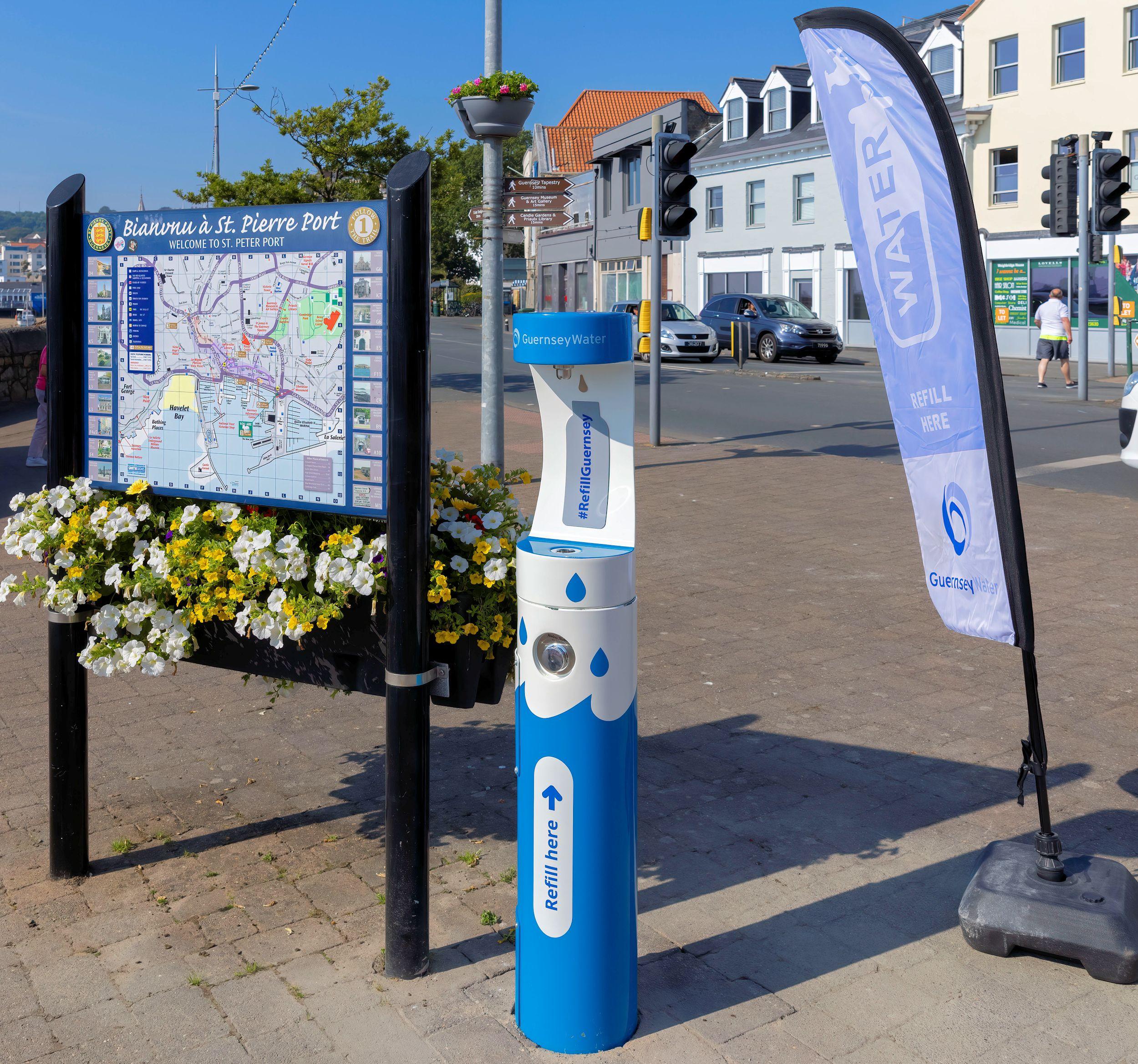 Guernsey Water refill point