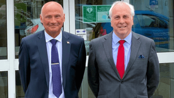 Ian Hardman and Peter Shaefer of Guernsey Electricity