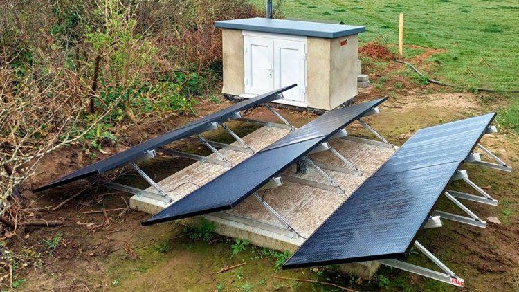 Little Sark solar panels