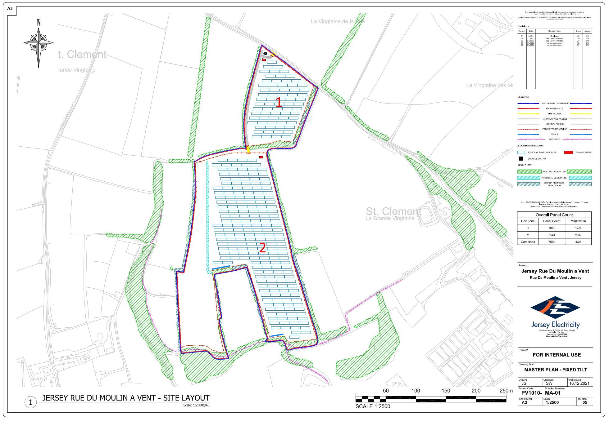 Jersey Electricity Moulin à Vent Solar Farm plan