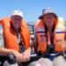Mick Dryden and Tony Paintin bird watching Argentina 2011