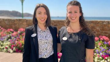 Mireia Marti and Victoria Aberle