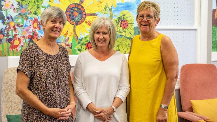 Julie Thompson, Vanessa Marsh and Jenny Hooper, Guernsey Alzheimer’s Association