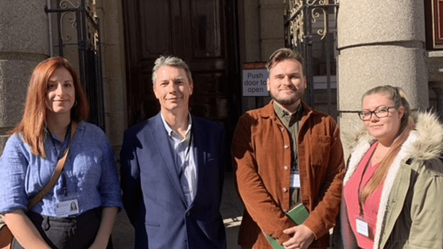 Katerina Stylla, Bruce Carnegie, Edward Willkins and Claudine Ollivro