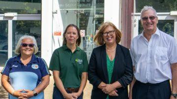 Min Henry, Tracey Hutchins, Dr Nicola Brink, John Stuart