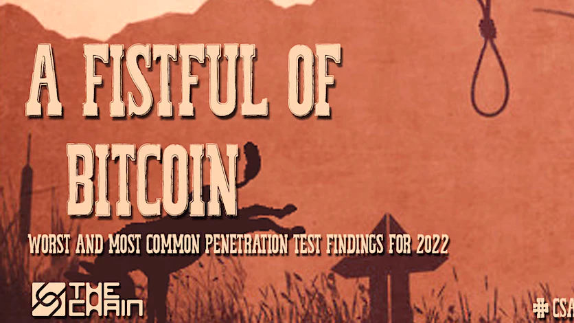 A fistful of Bitcoin event 2022-10-27